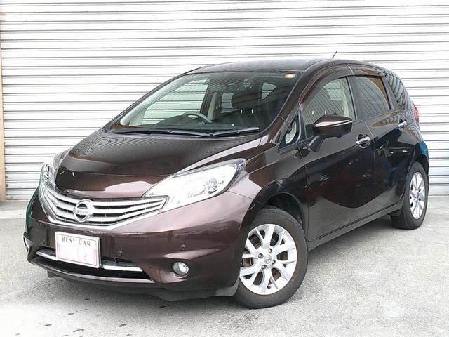 ノート メダリスト　エマージェンシーブレーキパッケージ　純正ＳＤナビ　地デジ　ＤＶＤ　ＡＵＸ　スマートキー　アイドリングストップ　ＨＩＤ　オートライト　フォグ　純正１５インチアルミ　ステアリングスイッチ　ブレーキパッケージ（25枚目）