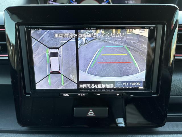 【全周囲カメラ】真上から車を見たようにモニターで確認ができる。是非実際の車で体感してみてください。