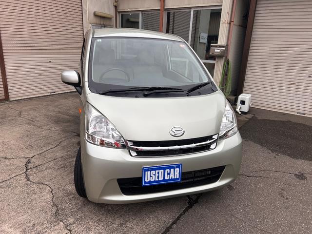 ムーヴ X スマートキー プッシュスタート アイドリングストップ ワンセグSDナビ DVD CD ラジオ バックカメラ 純正14インチアルミ 革巻きハンドル ベンチシート アームレスト 電動格納ミラー(9枚目)