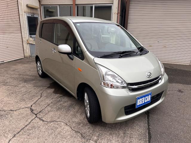 ムーヴ X スマートキー プッシュスタート アイドリングストップ ワンセグSDナビ DVD CD ラジオ バックカメラ 純正14インチアルミ 革巻きハンドル ベンチシート アームレスト 電動格納ミラー(10枚目)