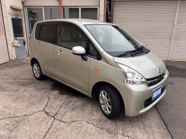 ムーヴ X スマートキー プッシュスタート アイドリングストップ ワンセグSDナビ DVD CD ラジオ バックカメラ 純正14インチアルミ 革巻きハンドル ベンチシート アームレスト 電動格納ミラー(11枚目)