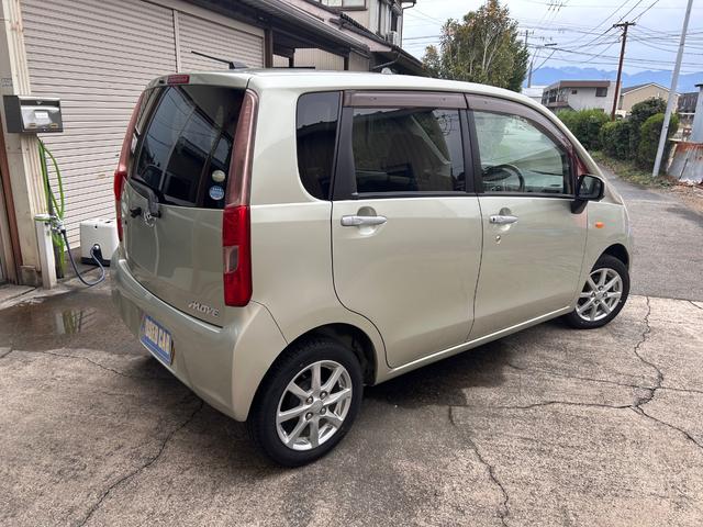 ムーヴ X スマートキー プッシュスタート アイドリングストップ ワンセグSDナビ DVD CD ラジオ バックカメラ 純正14インチアルミ 革巻きハンドル ベンチシート アームレスト 電動格納ミラー(14枚目)