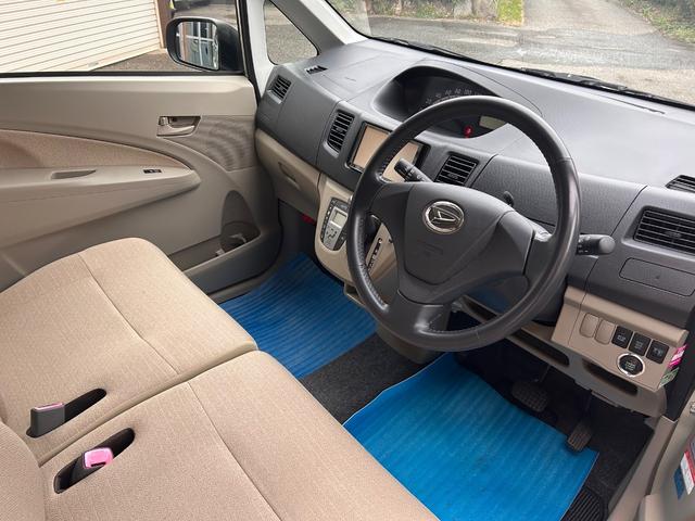 ムーヴ X スマートキー プッシュスタート アイドリングストップ ワンセグSDナビ DVD CD ラジオ バックカメラ 純正14インチアルミ 革巻きハンドル ベンチシート アームレスト 電動格納ミラー(27枚目)