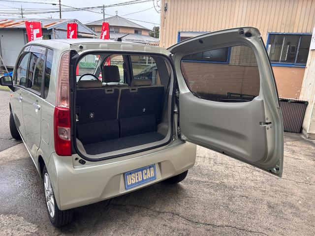 ムーヴ X スマートキー プッシュスタート アイドリングストップ ワンセグSDナビ DVD CD ラジオ バックカメラ 純正14インチアルミ 革巻きハンドル ベンチシート アームレスト 電動格納ミラー(35枚目)