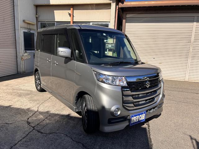 スペーシアカスタムZ ベースグレード ワンオーナー フルセグSDナビ DVD CD Bluetooth バックカメラ スマートキー デュアルブレーキカメラ ドラレコ ETC 純正15インチアルミ アイドリングストップ HID フォグ(8枚目)