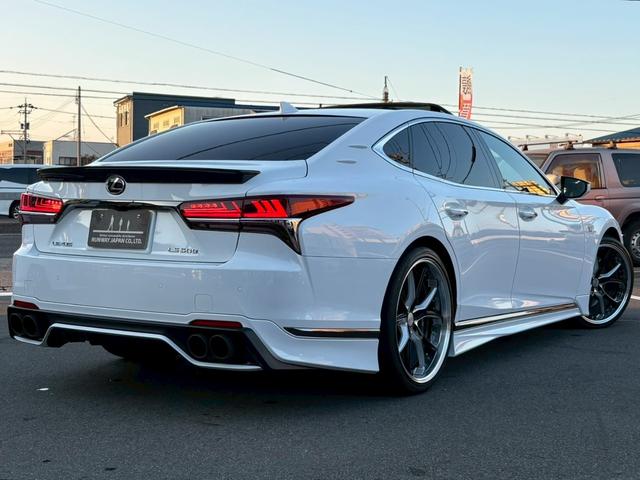 LS LS500 Fスポーツ OPエアロ ムンルーフ 白革 マークレビンソン HUD フルセグ パノラミックビュM デジタルミラ Cソナ(2枚目)