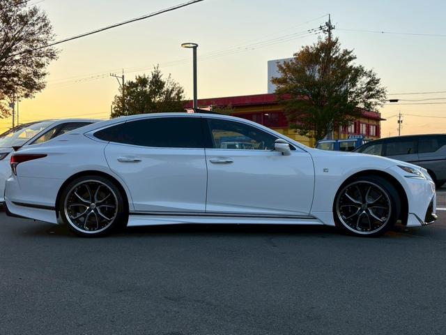 LS LS500 Fスポーツ OPエアロ ムンルーフ 白革 マークレビンソン HUD フルセグ パノラミックビュM デジタルミラ Cソナ(6枚目)