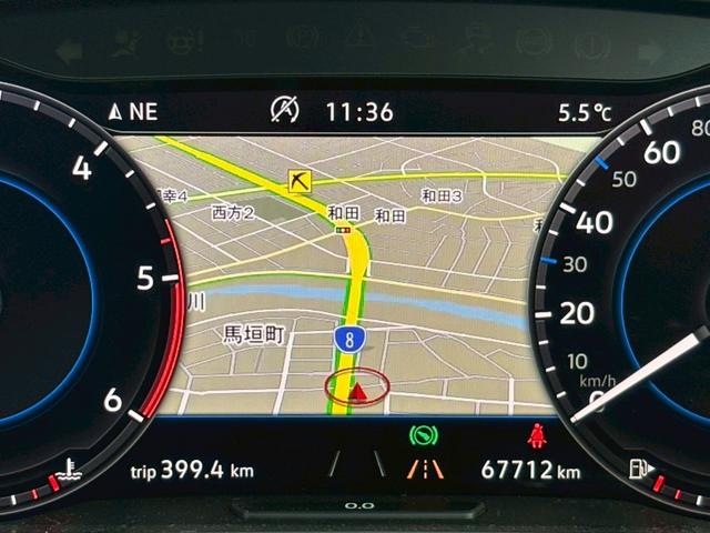 ゴルフ TDIコンフォートライン マイスター デジタルメーター ナビ・フルセグ Bluetooth バックカメラ CD/DVD DYNAUDIOオーディオ 黒革 シートヒータ― M付パワーシート コーナーセンサー LEDヘッドライト(10枚目)