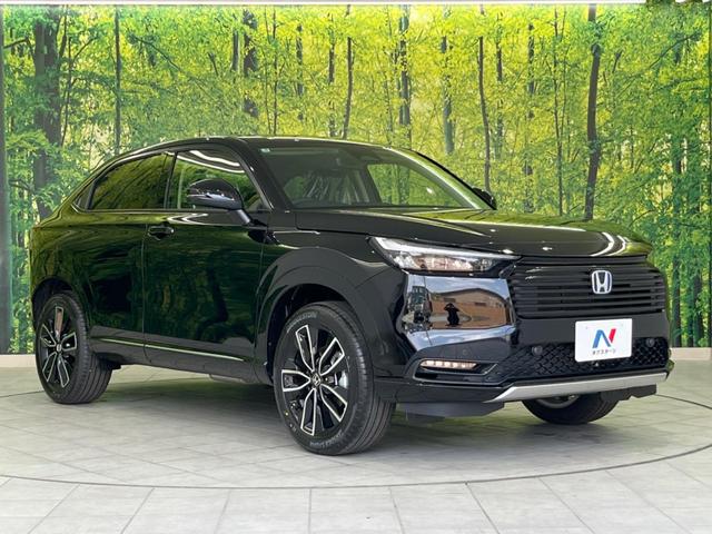ヴェゼル ｅ：ＨＥＶ　Ｚ　登録済未使用車　アダプティブクルーズコントロール　衝突軽減装置　純正１８インチアルミホイール　ＬＥＤヘッドライト　ハーフレザーシート　レーンキープアシスト　クリアランスソナー　オートエアコン（16枚目）