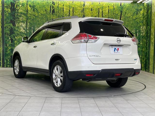 エクストレイル ２０Ｘ　エマージェンシーブレーキパッケージ　４ＷＤ　ガラスルーフ　純正ナビ　全周囲カメラ　衝突軽減装置　パワーバックドア　Ｂｌｕｅｔｏｏｔｈ接続　禁煙車　　レザーシート　ドラレコ　コーナーセンサー　スマートキー　ＬＥＤヘッド　ＥＴＣ　クルコン（33枚目）