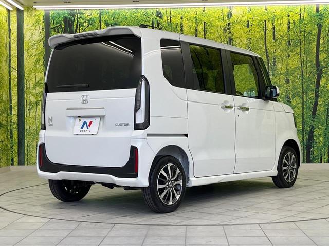 N-BOXカスタム ベースグレード 4WD ホンダセンシング パワースライドドア 届出済未使用車 アダプティブクルーズ LEDヘッドライト クリアランスソナー サイドエアバッグ カーテンエアバッグ オートライト スマートキー(17枚目)