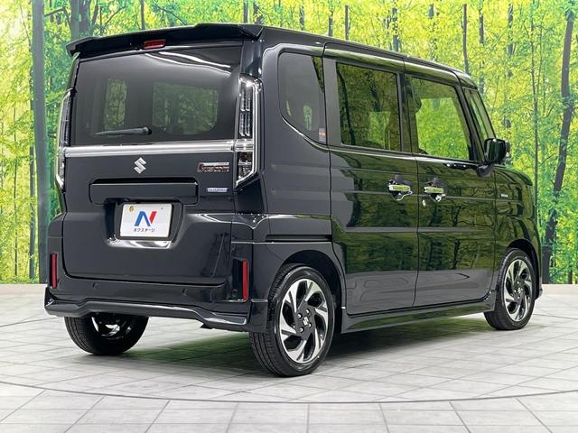 スペーシアカスタム ハイブリッドXSターボ 届出済未使用車 両側電動ドア 全周囲カメラ 衝突被害軽減システム レーダークルーズ ハーフレザーシート コーナーセンサー スマートキー LEDヘッド オートライト オートエアコン(17枚目)