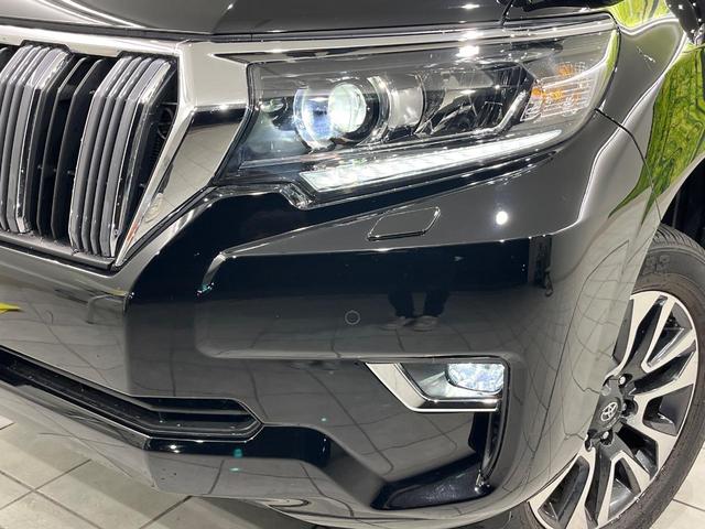 ランドクルーザープラド TX Lパッケージ 4WD SDナビ 後席モニター フロントカメラ バックカメラ 衝突被害軽減システム レーダークルーズ 禁煙車 レザーシート 前席シートエアコン ドラレコ コーナーセンサー スマートキー LEDヘッド(13枚目)