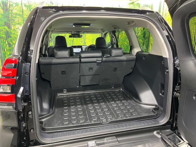 ランドクルーザープラド TX Lパッケージ 4WD SDナビ 後席モニター フロントカメラ バックカメラ 衝突被害軽減システム レーダークルーズ 禁煙車 レザーシート 前席シートエアコン ドラレコ コーナーセンサー スマートキー LEDヘッド(38枚目)