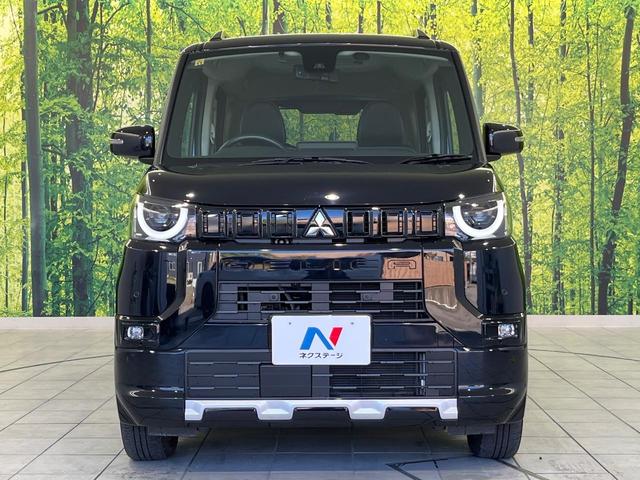 デリカミニ T プレミアム 4WD 両側電動ドア 全周囲カメラ レーダークルーズ 禁煙車 ハーフレザーシート コーナーセンサー スマートキー LEDヘッド ETC オートライト オートエアコン 純正15インチアルミ(14枚目)