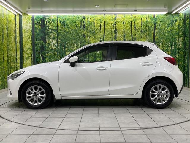 デミオ 13S Lパッケージ スマートシティブレーキ マツダコネクトナビ Bluetooth再生 フルセグTV バックカメラ LEDヘッドライト 純正15インチアルミホイール 禁煙車 オートエアコン サイドエアバッグ(55枚目)