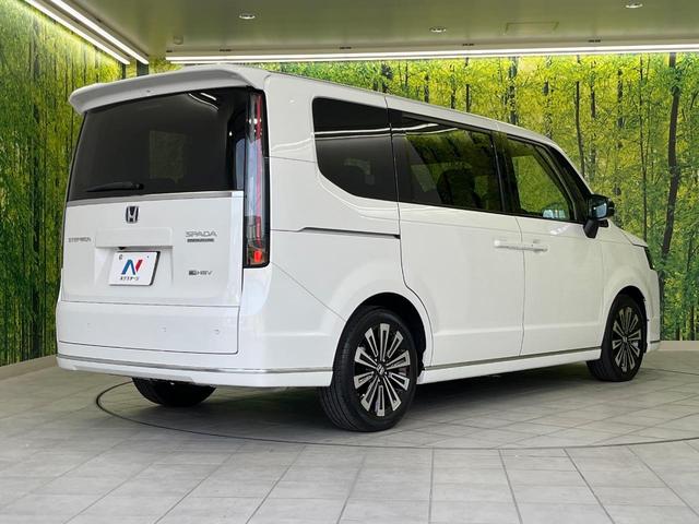 ステップワゴン e:HEVスパーダ プレミアムライン 純正11.4インチナビ 両側電動ドア 後席モニター 全周囲カメラ 衝突被害軽減システム レーダークルーズ 禁煙車 電動リアゲート コーナーセンサー スマートキー LEDヘッド ビルトインETC(18枚目)