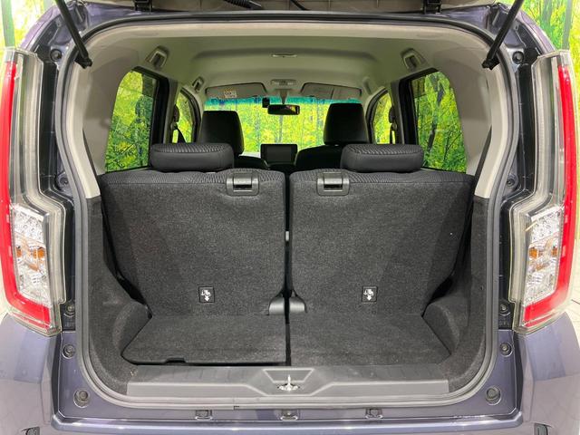 普段のお買い物や通勤、送迎等に十分な荷室スペースを確保しております。セカンドシートを倒すと、大きな荷物の積載も可能です♪