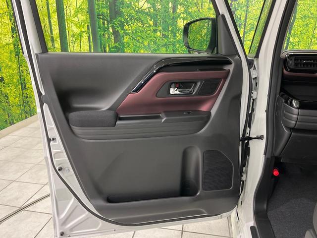 スペーシアカスタム ハイブリッドＸＳ　４ＷＤ　両側電動ドア　全周囲カメラ　衝突被害軽減システム　レーダークルーズ　禁煙車　純正ナビ　コーナーセンサー　ＬＥＤヘッド　車線逸脱警報　オートライト　オートエアコン　純正１５インチＡＷ（22枚目）