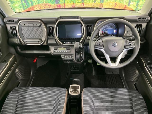 ハスラー ＪスタイルＩＩターボ　４ＷＤ　メーカー９インチナビ　全周囲カメラ　Ｂｌｕｅｔｏｏｔｈ再生　ドライブレコーダー　フルセグＴＶ　ＥＴＣ　ターボ　ＬＥＤヘッドライト　フロントフォグ　レーダークルーズ　禁煙車　純正１５インチＡＷ（2枚目）