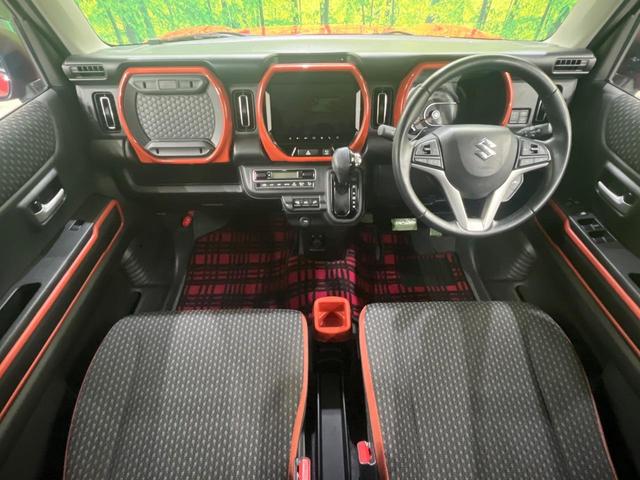 ハスラー ハイブリッドＸターボ　４ＷＤ　純正９インチナビ　全周囲カメラ　衝突被害軽減システム　レーダークルーズ　禁煙車　ドラレコ　コーナーセンサー　スマートキー　ＬＥＤヘッド　ＥＴＣ　純正１５インチアルミ　車線逸脱警報　オートライト（2枚目）