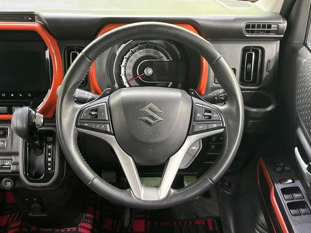 ハスラー ハイブリッドＸターボ　４ＷＤ　純正９インチナビ　全周囲カメラ　衝突被害軽減システム　レーダークルーズ　禁煙車　ドラレコ　コーナーセンサー　スマートキー　ＬＥＤヘッド　ＥＴＣ　純正１５インチアルミ　車線逸脱警報　オートライト（11枚目）