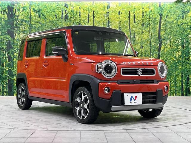 ハスラー ハイブリッドＸターボ　４ＷＤ　純正９インチナビ　全周囲カメラ　衝突被害軽減システム　レーダークルーズ　禁煙車　ドラレコ　コーナーセンサー　スマートキー　ＬＥＤヘッド　ＥＴＣ　純正１５インチアルミ　車線逸脱警報　オートライト（16枚目）