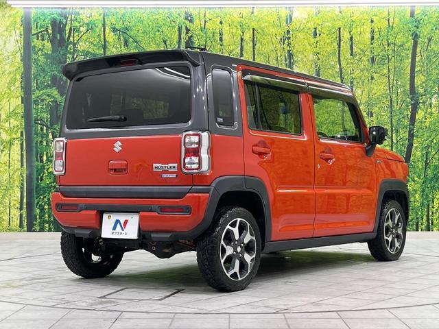 ハスラー ハイブリッドＸターボ　４ＷＤ　純正９インチナビ　全周囲カメラ　衝突被害軽減システム　レーダークルーズ　禁煙車　ドラレコ　コーナーセンサー　スマートキー　ＬＥＤヘッド　ＥＴＣ　純正１５インチアルミ　車線逸脱警報　オートライト（17枚目）