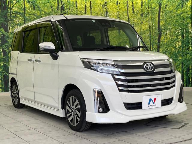 ルーミー カスタムＧ　４ＷＤ　両側電動ドア　全周囲カメラ　衝突被害軽減システム　レーダークルーズ　禁煙車　ドラレコ　コーナーセンサー　スマートキー　ＬＥＤヘッド　ＥＴＣ２．０　純正１４インチアルミ　オートライト（16枚目）