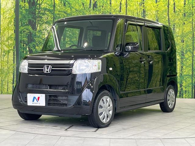 N-BOX G 両側スライドドア スマートキー オートエアコン CDプレーヤー 衝突安全ボディ ドアバイザー プライバシーガラス 盗難防止装置 横滑り防止 パワーウィンドウ パワーステアリング 電動格納ミラー(42枚目)