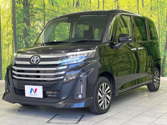 ルーミー カスタムＧ　両側電動ドア　ＳＤナビ　全周囲カメラ　衝突被害軽減システム　レーダークルーズ　禁煙車　コーナーセンサー　スマートキー　ＬＥＤヘッド　純正１４インチアルミ　オートライト　Ｂｌｕｅｔｏｏｔｈ　ＣＤ（55枚目）