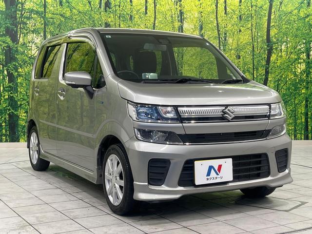 ワゴンR ハイブリッドFZ 全周囲カメラ 衝突被害軽減システム 禁煙車 シートヒーター コーナーセンサー スマートキー LEDヘッド ETC 純正14インチアルミ オートライト オートエアコン Bluetooth CD(16枚目)