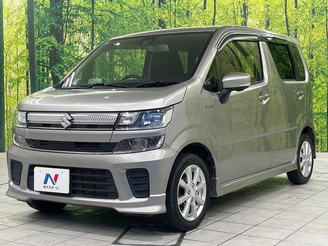 ワゴンR ハイブリッドFZ 全周囲カメラ 衝突被害軽減システム 禁煙車 シートヒーター コーナーセンサー スマートキー LEDヘッド ETC 純正14インチアルミ オートライト オートエアコン Bluetooth CD(44枚目)