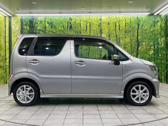 ワゴンR ハイブリッドFZ 全周囲カメラ 衝突被害軽減システム 禁煙車 シートヒーター コーナーセンサー スマートキー LEDヘッド ETC 純正14インチアルミ オートライト オートエアコン Bluetooth CD(47枚目)
