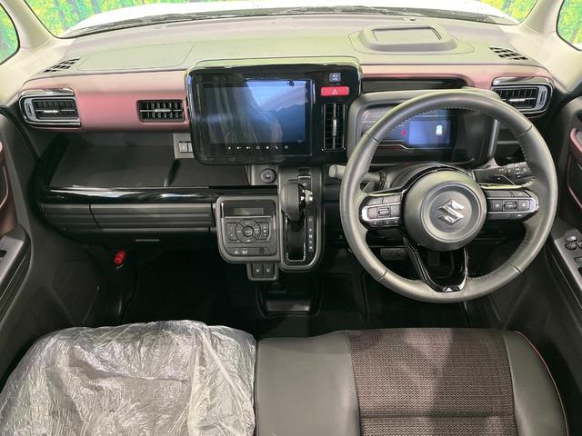 スペーシアカスタム ハイブリッドXSターボ 4WD メーカー9インチナビ 両側パワースライドドア 全周囲カメラ Bluetooth再生 ドライブレコーダー フルセグTV ETC 禁煙車 レーダークルーズ LEDヘッドライト フロントフォグ(2枚目)