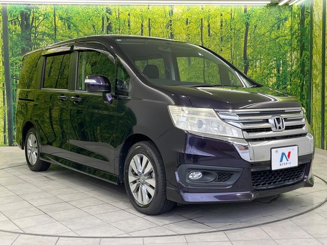 ステップワゴンスパーダ Ｓ　４ＷＤ　両側電動ドア　純正ＳＤナビ　バックカメラ　ＨＩＤヘッド　純正１６インチアルミ　オートエアコン　ＣＤ　ＤＶＤ再生　地デジ（17枚目）