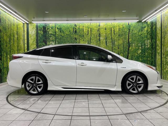 プリウス Aプレミアム 4WD サンルーフ モデリスタフルエアロ セーフティセンス 純正9インチナビ Bluetooth再生 バックカメラ ETC LEDヘッド フロントフォグ シートヒーター パワーシート(65枚目)