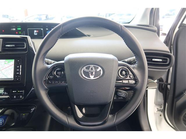 プリウス S フルセグ メモリーナビ DVD再生 バックカメラ 衝突被害軽減システム ETC LEDヘッドランプ(13枚目)