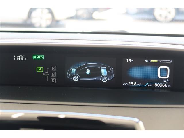 プリウス S フルセグ メモリーナビ DVD再生 バックカメラ 衝突被害軽減システム ETC LEDヘッドランプ(16枚目)