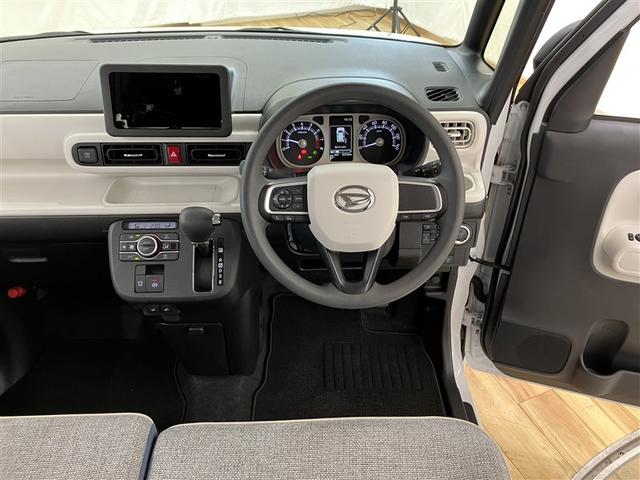 ムーヴキャンバス ストライプスＧ　衝突被害軽減システム　両側電動スライドドア　ＬＥＤヘッドランプ　スマートキー　オートエアコン　シートヒーター　ベンチシート　運転席／助手席エアバック　ステアリングスイッチ　ベンチシート（8枚目）