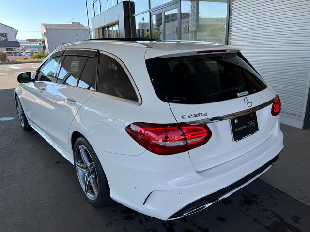 C220d ステーションワゴンローレウスエディション レーダーセーフティパッケージ AMGスタイリングパッケージ AMGスポーツステアリング パノラミックスライディングルーフ レザーARTICO 18AW 正規ディーラー認定中古車 1年保証(34枚目)