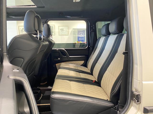 G63 エディション463 ホワイト52台限定車 特別装備車 AMGカーボンファイバーインテリアトリム designoエクスクルーシブインテリアパッケージ ブラックペイント21AW 正規ディーラー認定中古車 1年保証(46枚目)