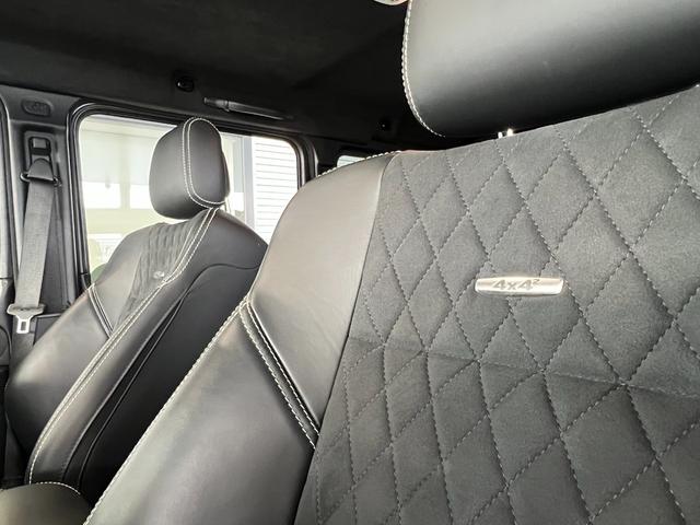 Ｇクラス Ｇ５５０　４×４スクエアード　ｄｅｓｉｇｎｏマグノプラチナムマット　ｄｅｓｉｇｎｏハーフレザーシート　可変ダンパー　スライディングルーフ　ｈａｒｍａｎ／ｋａｒｄｏｎ　全周囲カメラ　２２ＡＷ　正規ディーラー認定中古車　１年保証（52枚目）