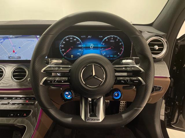 E53 4マチック+ ステーションワゴン 1オーナー HUD 全周囲カメラ AMGパフォーマンスステアリング ナッパレザーシート シートベンチレーター メモリー付きパワーシート アンビエントライト 20AW 正規ディーラー認定中古車 2年保証(34枚目)