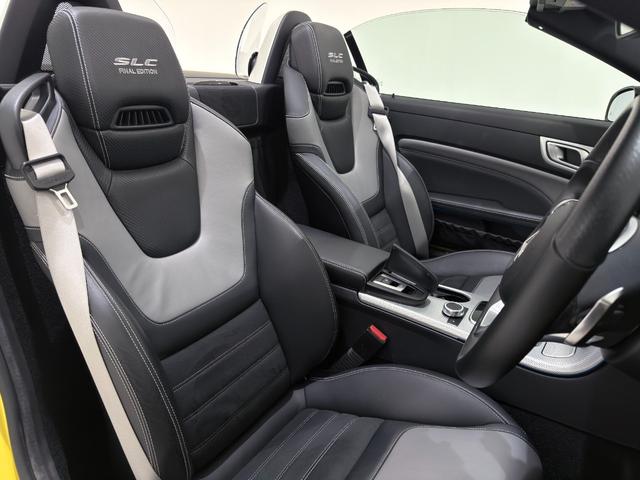 ＳＬＣ ＳＬＣ１８０　スポーツ　ファイナルエディション　右ハンドル／サンイエロー／レーダーセーフティーＰ／ブラック・グレーレザーシート／シートヒーター／マジックスカイルーフ／メモリー付きパワーシート／正規ディーラー認定中古車／二年保証（3枚目）