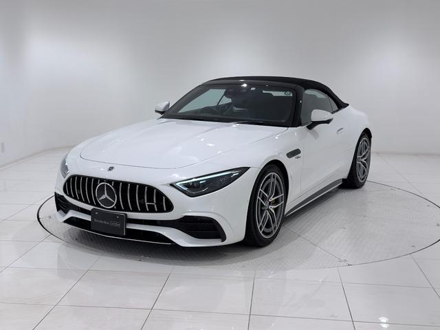 SL SL43 右ハンドル/オパリスホワイト/HUD/Burmester/リラクゼーション/シートヒーター/ベンチレーション/メモリー付きパワーシート/AMGイエローキャリパー/正規ディーラー認定中古車/二年保証(5枚目)