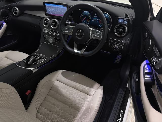 Ｃクラス Ｃ１８０クーペスポーツレザーエクスクルシブパッケージ　右ハンドル／ダイヤモンドホワイト／レーダーセーフティーＰ／エアバランスＰ／ＨＵＤ／エアサス／シートヒーター／メモリー付きパワーシート／正規ディーラー認定中古車／二年保証（2枚目）