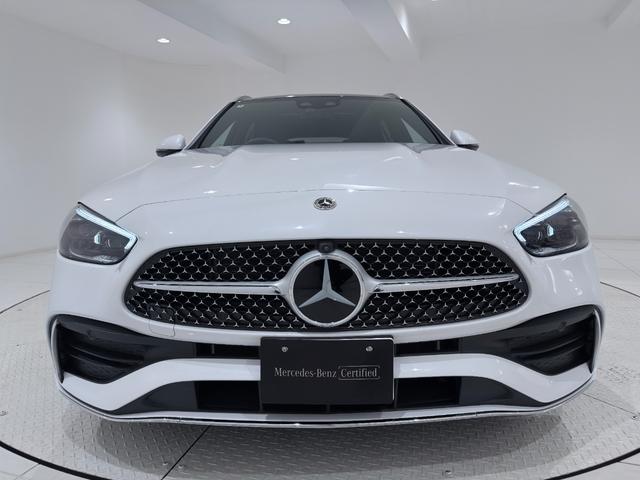 Cクラスステーションワゴン C220dステーションワゴンアバンギルドAMGライP ワンオーナー/右ハンドル/オパリスホワイト/ドライバーズP/HUD/Burmester/シートヒーター/ベンチレーション/正規ディーラー認定中古車/二年保証(13枚目)
