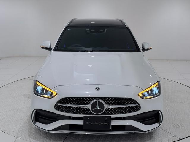Cクラスステーションワゴン C220dステーションワゴンアバンギルドAMGライP ワンオーナー/右ハンドル/オパリスホワイト/ドライバーズP/HUD/Burmester/シートヒーター/ベンチレーション/正規ディーラー認定中古車/二年保証(61枚目)