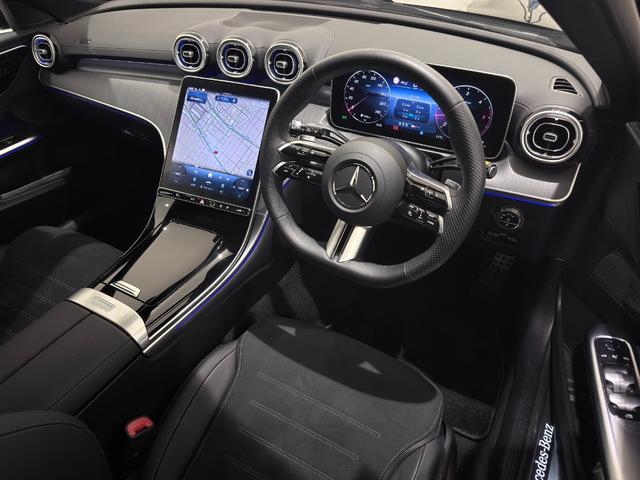 Ｃクラスステーションワゴン Ｃ２２０ｄ　ステーションワゴン　スポーツ　ワンオーナー／右ハンドル／オブシディアンブラック／シートヒーター／メモリー付きパワーシート／半革／正規ディーラー認定中古車／二年保証（2枚目）